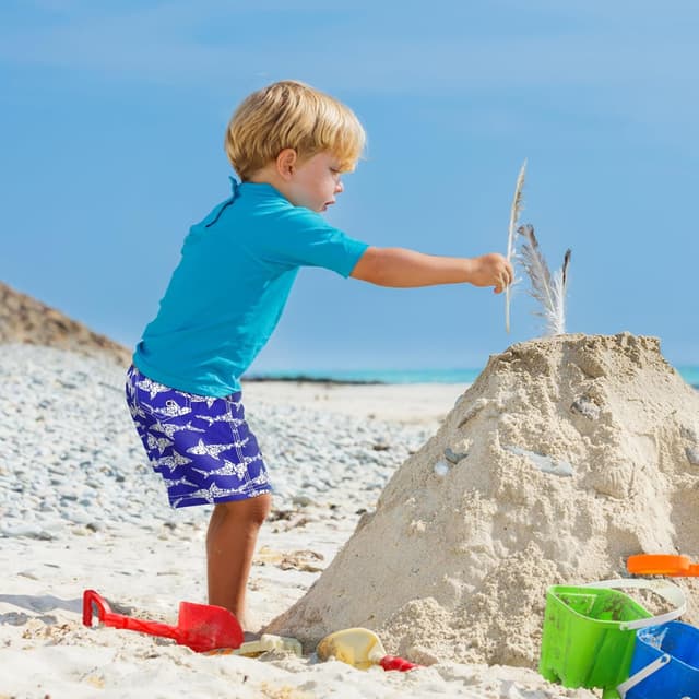 Detalle 2 de GENTABY Boys beach swim shorts