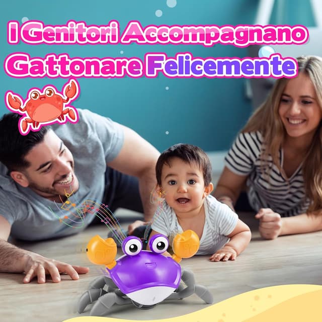 Thumbnail 3 de iKidiki Granchio Che Cammina per Neonato 1-4 Anni
