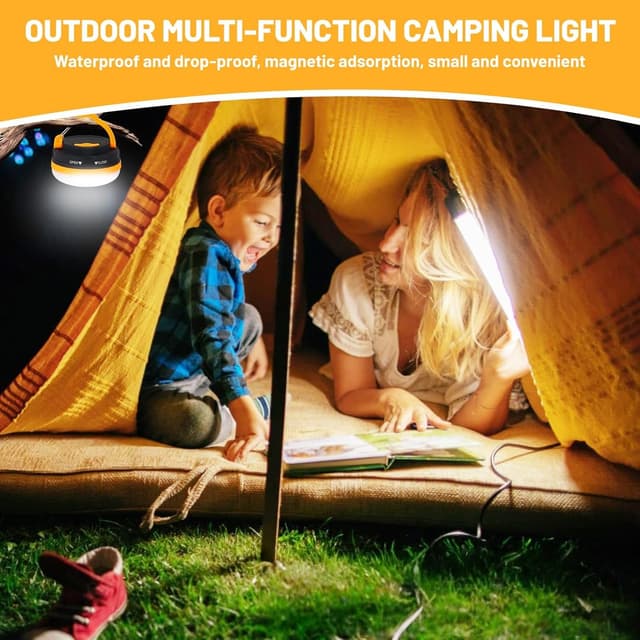 Thumbnail 4 de Camping Lantern 3 Pack Waterproof LED Tent Light ⛺