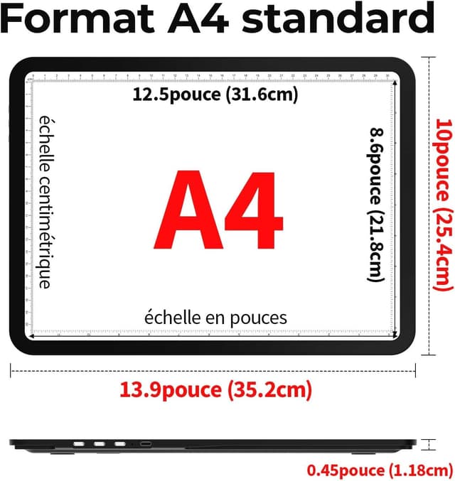 Thumbnail 5 de Zocilight Tampon Lumineux A4 Rechargeable