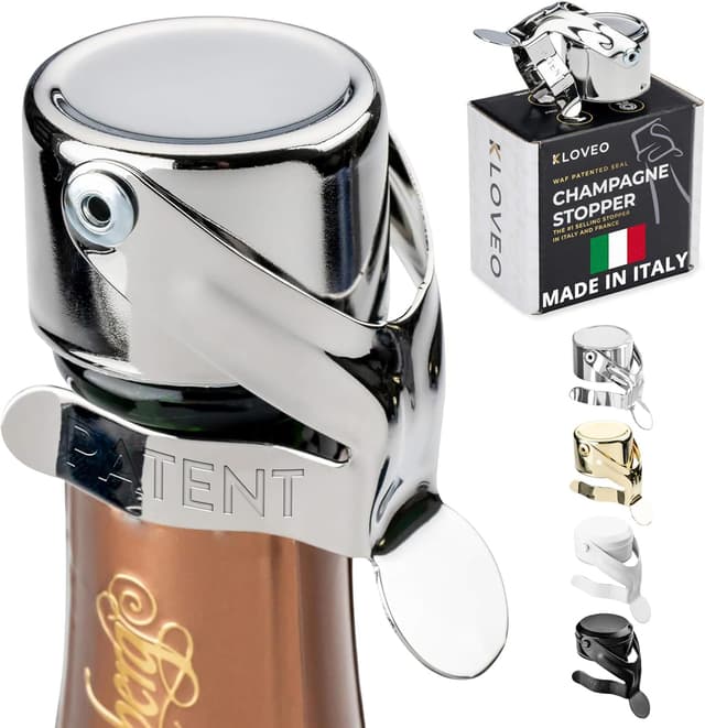 Imagen de KLOVEO Champagne Stoppers, Prosecco & Sparkling Wine Stopper en OfertitasTOP
