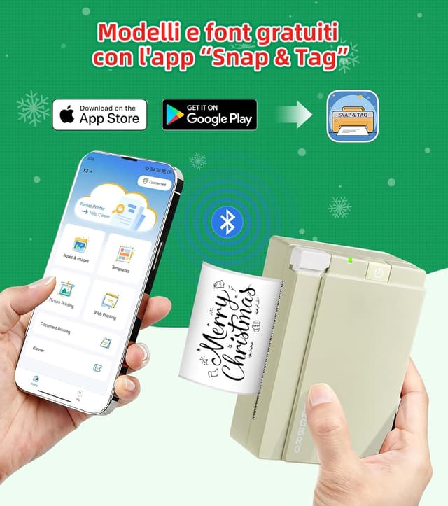 Thumbnail 4 de ORGBRO X3 stampante termica portatile 300 DPI