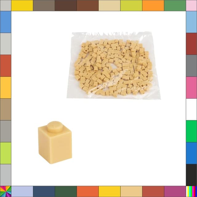 Thumbnail 4 de CMC imports 200 Klemmbausteine 1x1 Purpur