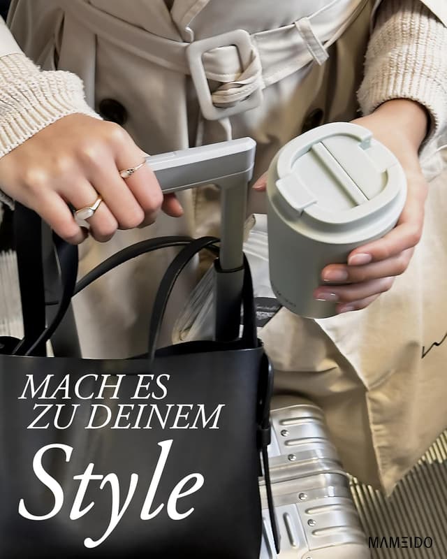 Thumbnail 2 de MAMEIDO Thermobecher 350 ml doppelwandig