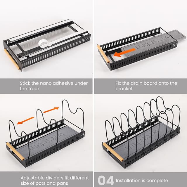 Thumbnail 4 de Pfannenhalter für Schublade Ausziehbar