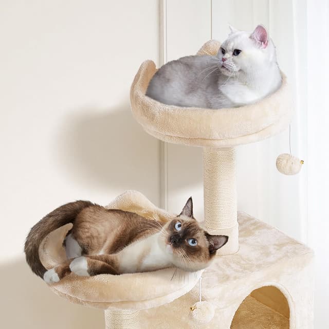 Thumbnail 4 de Yaheetech Arbre Ă Chat 158 cm pour chats actifs đ±