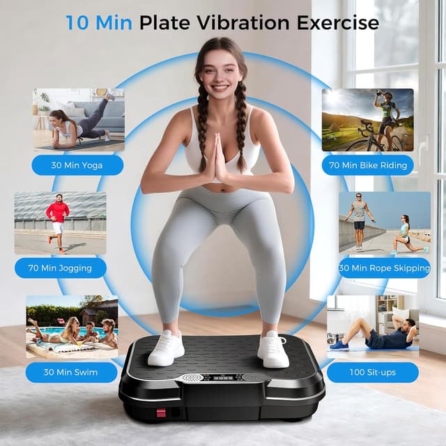 Detalle 2 de AoraPulse Vibration Plate 400 lb capacity ๐
