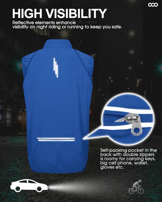 Detalle 1 de Fahrradjacke Herren 8000 mm wasserdicht