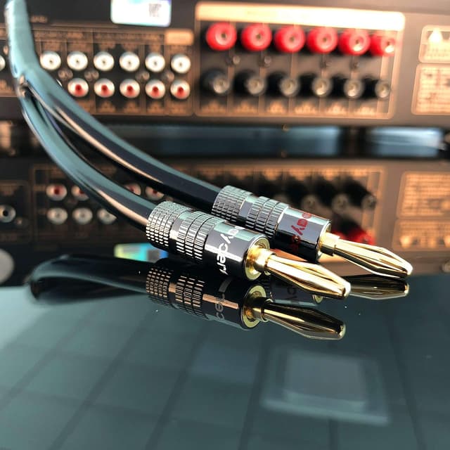 Detalle de Goaycer 4mm gold banana plugs 12 pcs