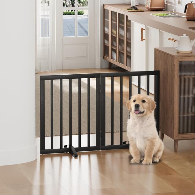 Detalle de Algherohein Dog Gate 36 inch doorway pet barrier
