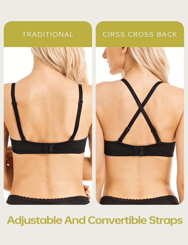 Detalle de Wingslove Damen Super Push-Up-BH mit Bügel: Extrem gepolstert & Maximizer für kleine Brüste