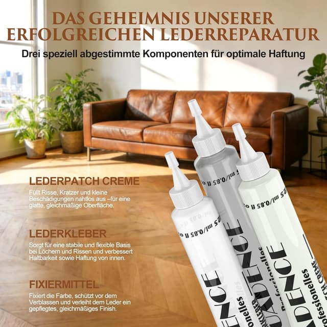 Detalle 2 de Flüssigleder Reparaturset 8-teilig für Leder