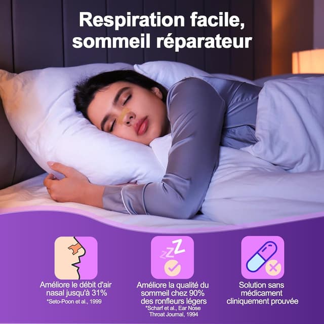 Detalle de ZenithHome bandelettes nasales 100 pièces