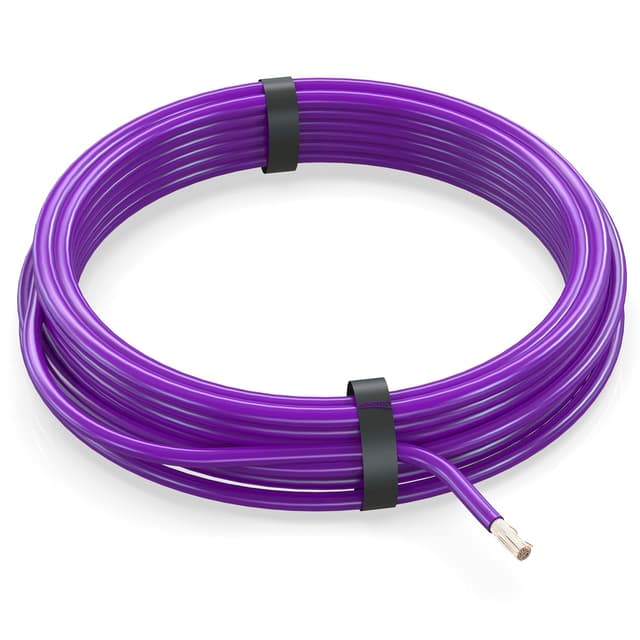 Detalle de AUPROTEC Câble unipolaire FLRY-B 1,5 mm² violet en anneau (10 m)