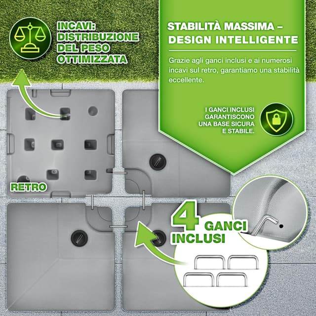 Thumbnail 4 de tillvex Base Ombrellone 90 L / 120 kg 🌂