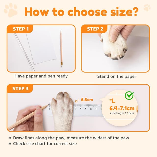 Detalle de Dog Socks for Licking Prevention S