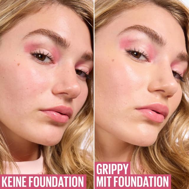 Detalle de Maybelline New York Grippy Serum Primer mit Niacinamid – serum-to-grip Make-up Primer für bis zu 24 Stunden Halt (30 ml)