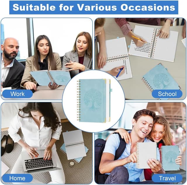 Thumbnail 6 de AOOSU A5 quaderno spiralato 300 pagine