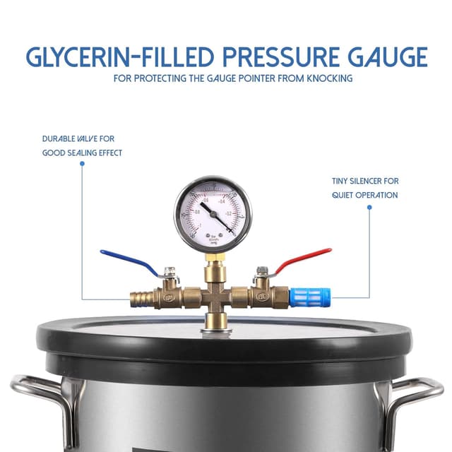 Thumbnail 3 de PB Motor Tech 3 Gallon Vacuum Chamber Kit 4.5CFM