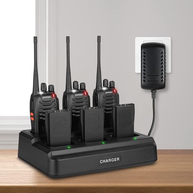 Thumbnail 2 de pxton PX-888S walkie talkies 6 Pack