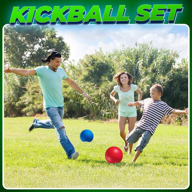Thumbnail 5 de Red & Blue Kickball Set 9-Inch
