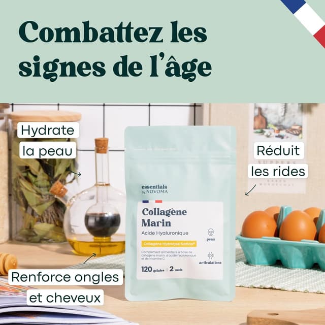 Detalle 2 de Novoma Collagène Marin Type 1 120 gélules