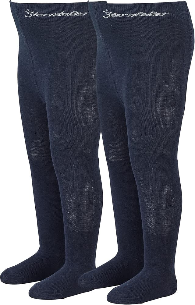Detalle de Sterntaler Baby Jungen Strumpfhose aus Baumwolle (2er-Pack), marine, Größe 56