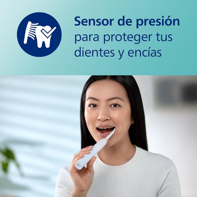 Detalle de Philips Sonicare 3100 Pack Doble 🚀 Cepillo Sónico Blanco