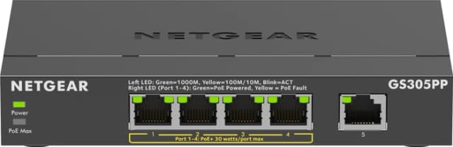 Thumbnail 5 de Netgear GS305PPv3 83 Watt Switch