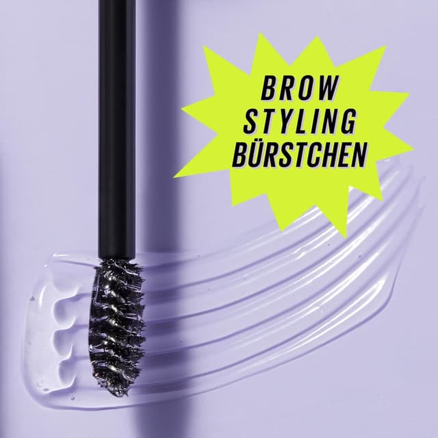 Detalle de Maybelline New York Super Lock Brow Glue Augenbrauengel (Taupe) – starker Halt ohne Abblättern oder Kleben, mit Styling-Bürstchen