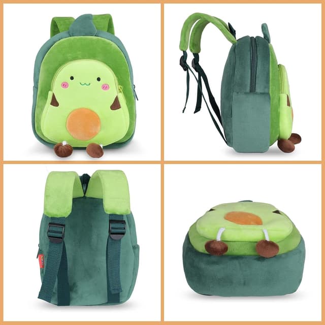 Thumbnail 6 de BAIGIO sac à dos pour enfants maternelle – mini sac d’école en peluche, avec bretelles réglables