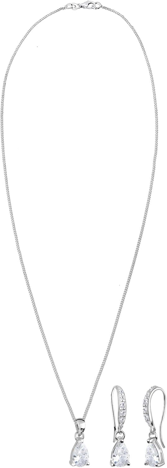 Detalle 2 de Elli Tropfen Schmuckset 925 Silber
