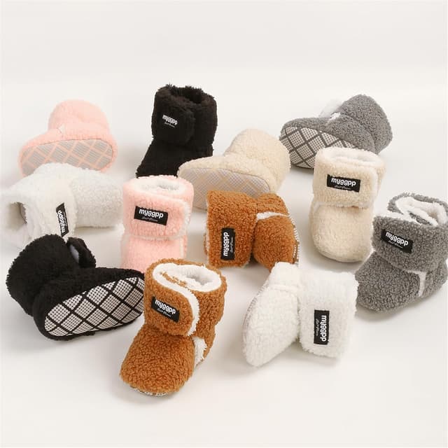 Thumbnail 6 de Kfnire Winter-Babyschuhe mit Fleece & rutschfestem Boden – warme Lauflernschuhe für Krabbel- und Krabbelschritte