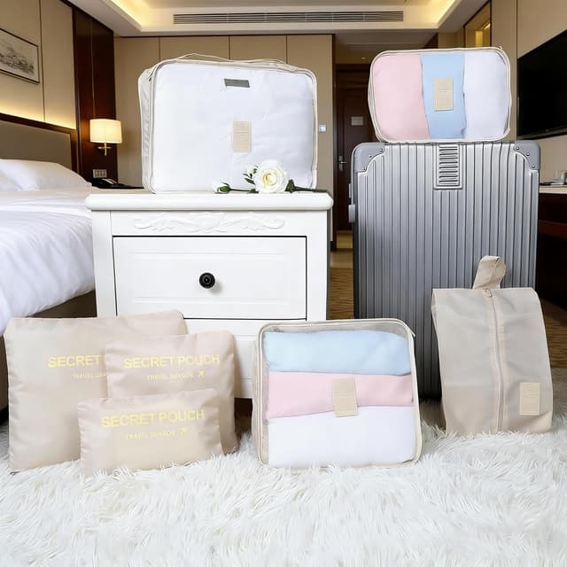 Thumbnail 5 de Romon Organizer Valigia Viaggio 7 pezzi