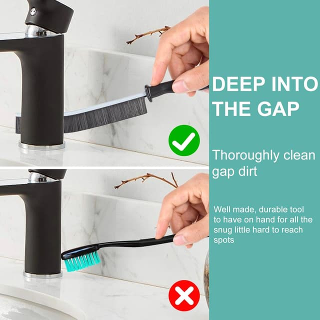 Thumbnail 3 de Crevice Cleaning Brush 3pcs grout tool 🧽