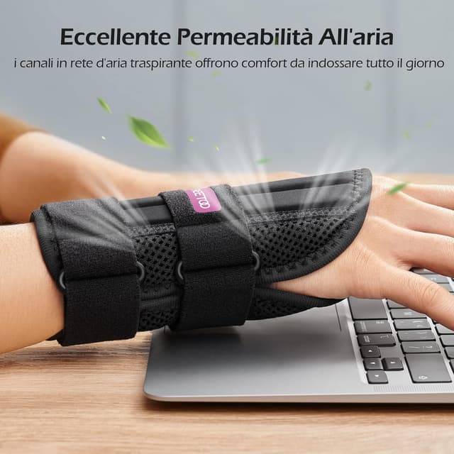 Thumbnail 4 de FREETOO Tutore Polso regolabile per artrite e tendinite 🩺
