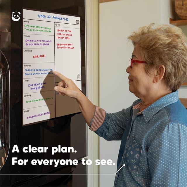 Thumbnail 3 de Smart Panda A3 Magnetic Whiteboard Fridge Calendar