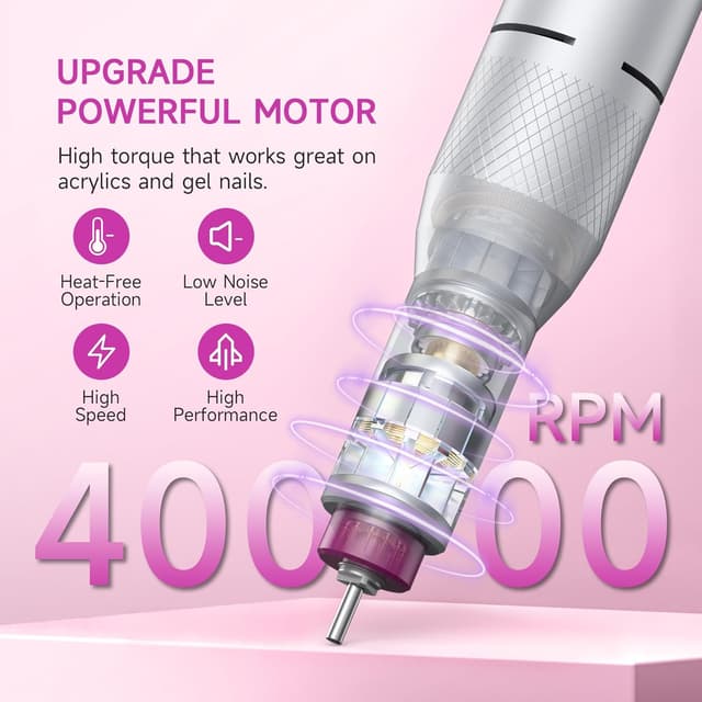 Detalle 2 de HALMAI HMC320 Nagelfräser 40000RPM