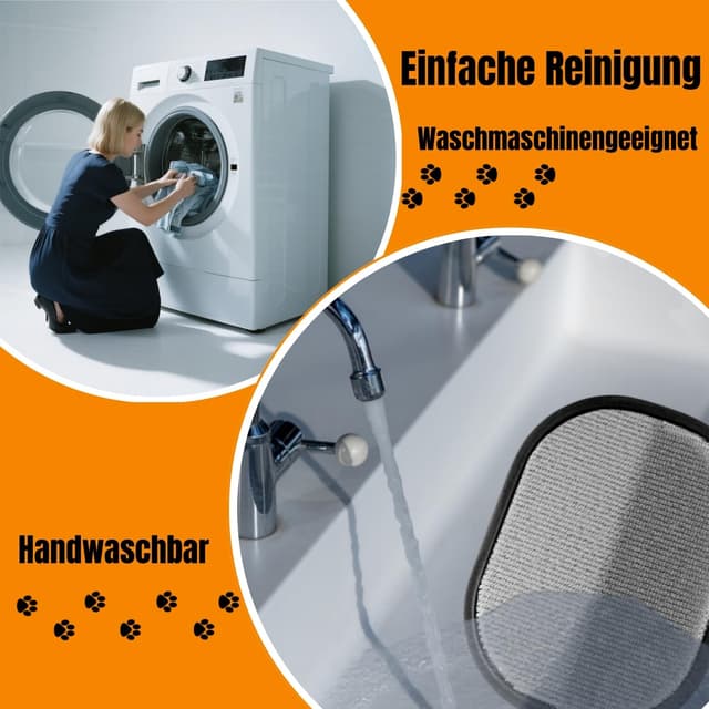 Thumbnail 6 de Upgrade Tierhaar Handschuh Fell Magnet – doppelseitiger Tierhaarentferner für Katzen & Hunde (2 Stück, schwarz)