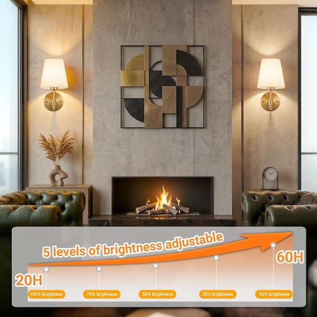 Thumbnail 5 de Nekhung Wall Sconces Set of Two ⚡