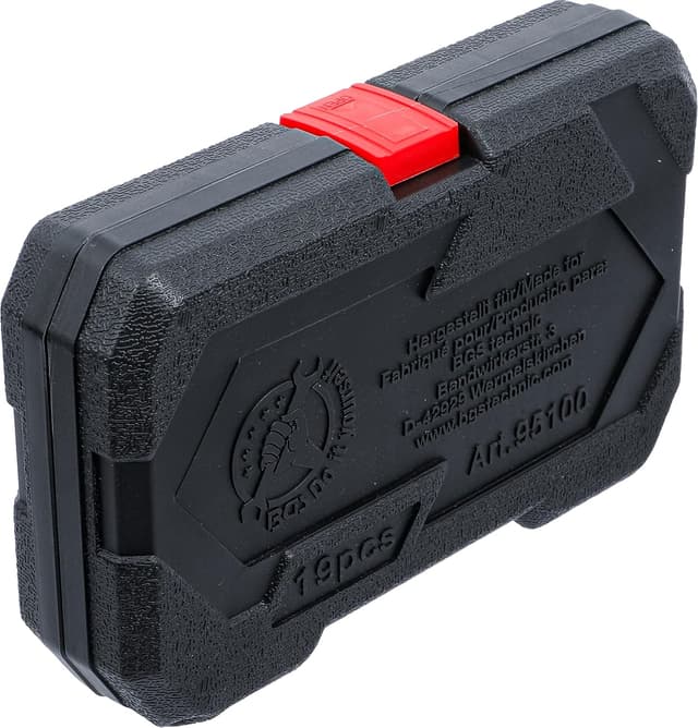 Detalle de BGS DIY 95100 set bussole femmina con inserti Torx attacco quadro 12,5 mm (1/2”), 19 pezzi