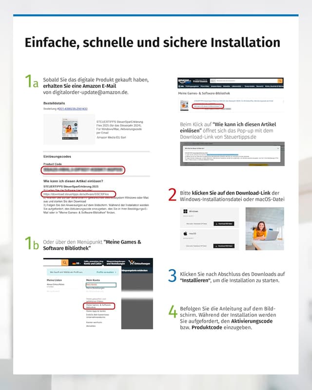 Thumbnail 1 de STEUERTIPPS SteuerSparErklärung Flex 2025 📄