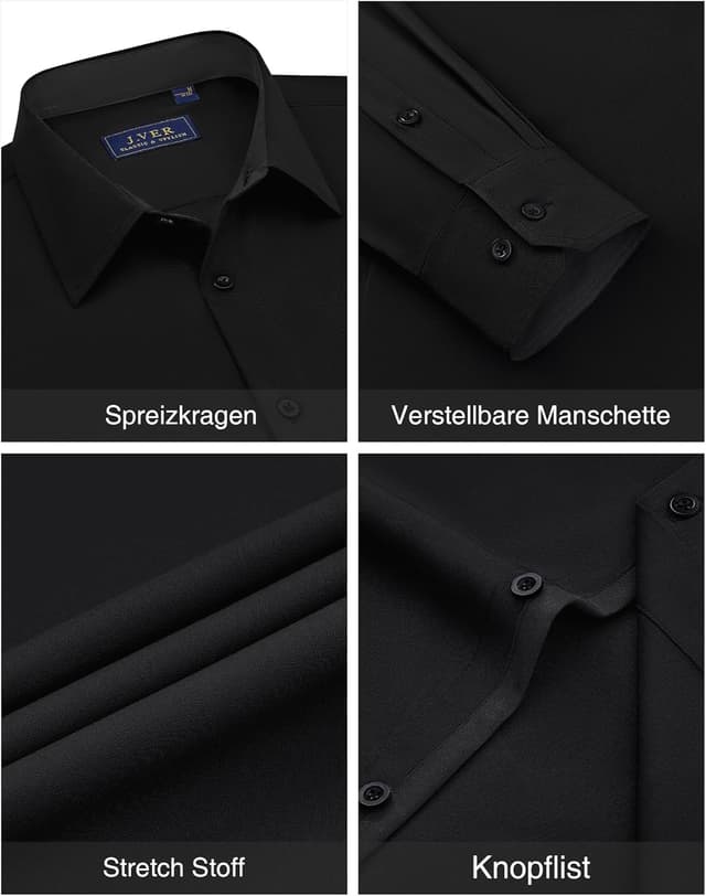 Detalle 1 de J.VER Hemd Stretch für Herren