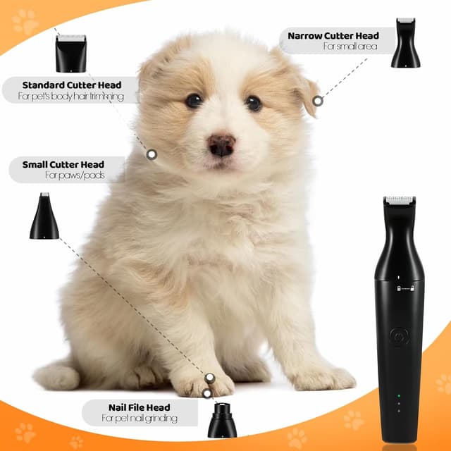 Detalle 2 de 4 in 1 Dog Grooming Kit with 2 Speed Modes