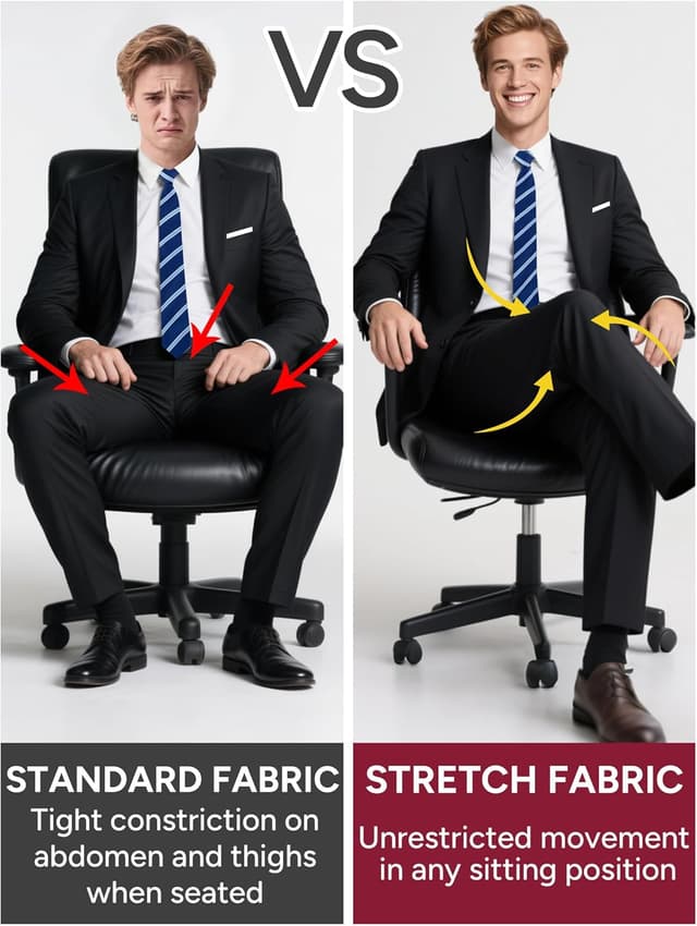 Thumbnail 3 de Pacific Perfect Men's Suit 2-Piece Slim Fit 🕴