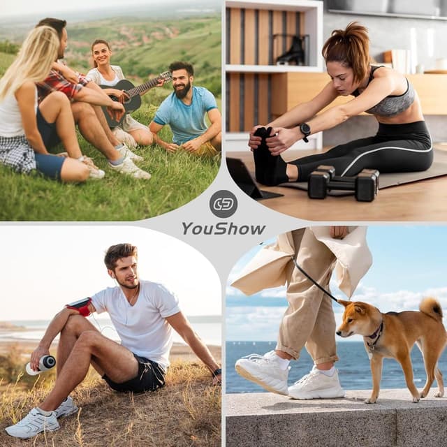 Detalle de YouShow calzini corti sportivi 10 paia traspiranti