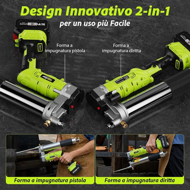 Thumbnail 1 de TaskStar Ingrassatore 2-in-1 con 4000 mAh batteria 🛠