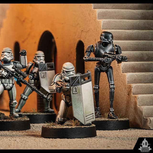 Detalle de Star Wars: Legion – Imperial Riot Control Squad (Extension d’unité) Atomic Mass Games