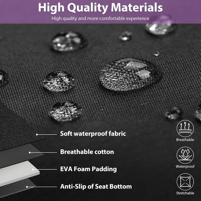Thumbnail 3 de CAR PASS Waterproof Front Seat Covers 5mm