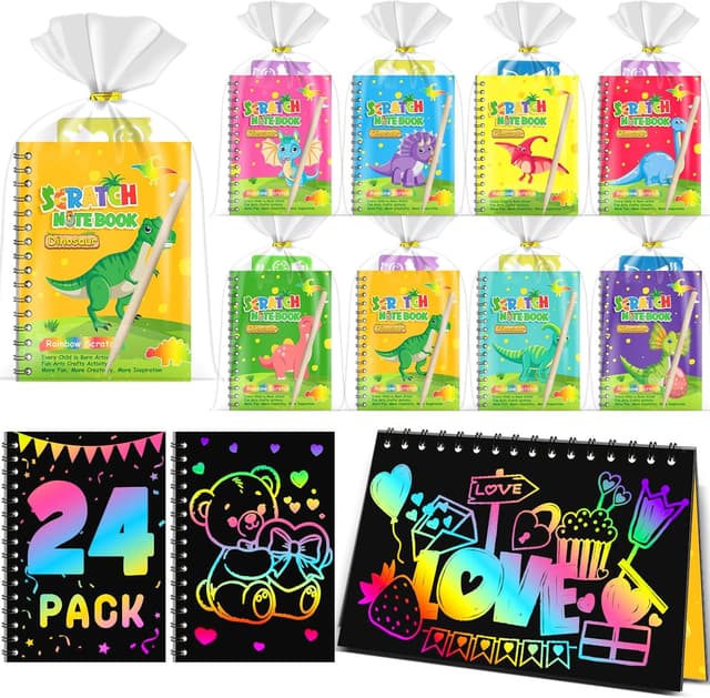 Imagen de LIKYMO scratch art party fillers 24-pack en OfertitasTOP